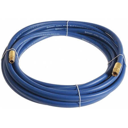 CONTINENTAL CONTITECH 1/2" x 50 ft PVC Coupled Multipurpose Air Hose 300 psi BL PLB05030-50-31