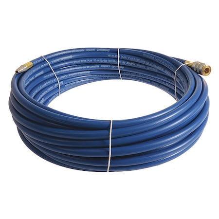Continental 1/4" x 25 ft PVC Coupled Multipurpose Air Hose 300 psi BL PLB02530-25-51