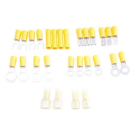 Gardner Bender Wire Terminal Kit, 10 AWG, 600 V, Yellow, 28 PK TK-1210