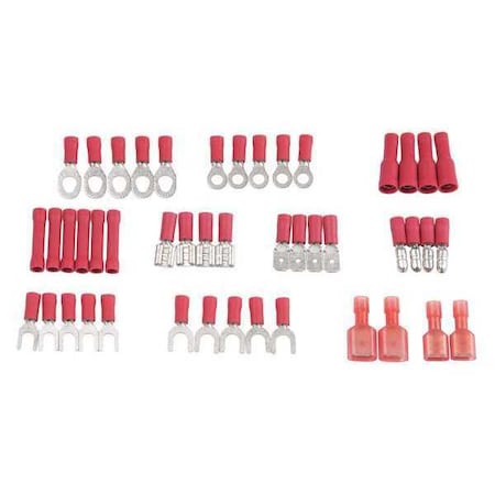 Gardner Bender Wire Terminal Kit, 18 AWG, Red, 46 PK TK-1822