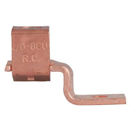 Gardner Bender Mechanical Lug, Copper, 1/0 to 6 AWG, PK2 GSLU-125