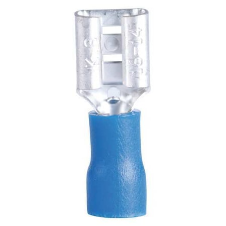 Gardner Bender Disconnect, Female, 14 to 16AWG, Blue, PK100 10-143F