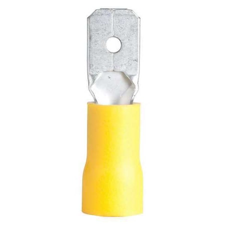 Gardner Bender Disconnect, Male, 10 to 12AWG, Yellow, PK100 10-145M