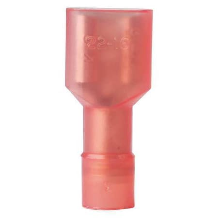 Gardner Bender Disconnect, Female, 16 to 22 AWG, Red, PK100 10-151F