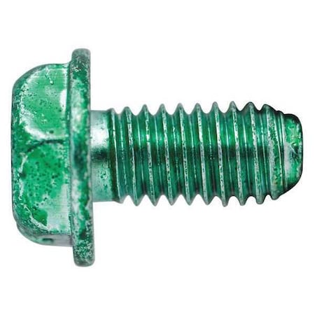 Gardner Bender Ground Screw, Indented Hex Head, PK100 GGS-1032HC
