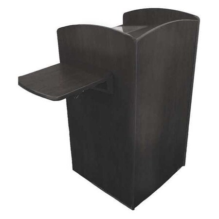 Amplivox Sound Systems Flash Podium, Black with Viewport SN3620-BK