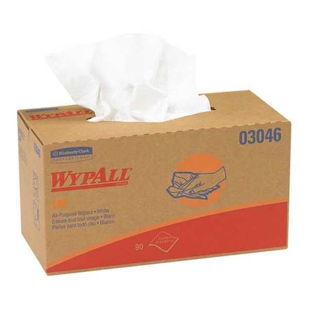 Wypall WypALL L40 All Purpose Wipers Dispenser Box, White, PK810 KW107