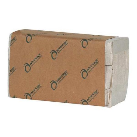 Simple Earth Single-Fold Towels, Kraft, 16/Case