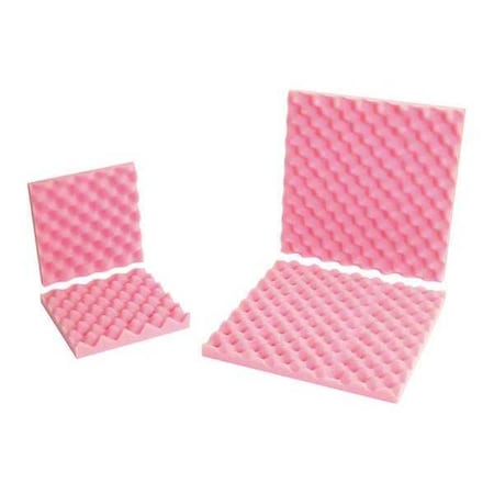 Partners Brand Anti-Static Convoluted Foam Sets, 12" x 12" x 2", Pink, 24/Sets per Case FCSA12122