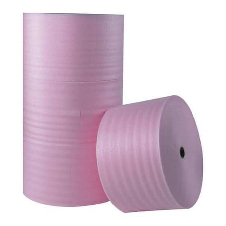 Partners Brand Anti-Static Air Foam Rolls, 1/8" x 18" x 550', Pink, 4/Each, PK4 FW18S18AS