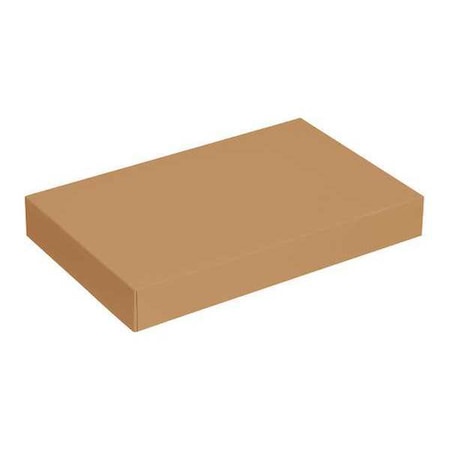 Partners Brand 15 in x 9 1/2 in x 2 in Apparel Box, Kraft, Fiberboard, .020 Point Recycled Fibreboard, 100 PK AB15092K