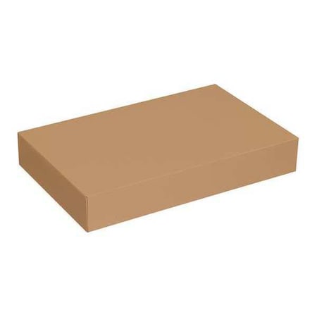 Partners Brand 24 in x 14 in x 4 in Apparel Box, Kraft, Fiberboard, .022 Point Recycled Fibreboard, 25 PK AB241474K