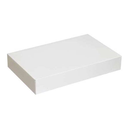Partners Brand 24 in x 14 in x 4 in Apparel Box, White, Fiberboard, .020 Point Recycled Fibreboard, 25 PK AB241474W