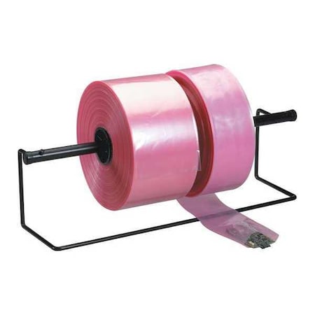 Partners Brand Anti-Static Poly Tubing, 2 Mil, 8" x 2150', Pink, 1/Roll PTAS0802