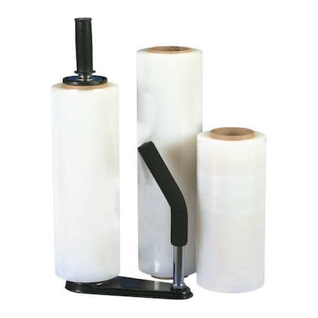 Partners Brand Blown Hand Stretch Film, 12x90Gx1500f, PK4, 12" W x 1500' L, Clear SF129