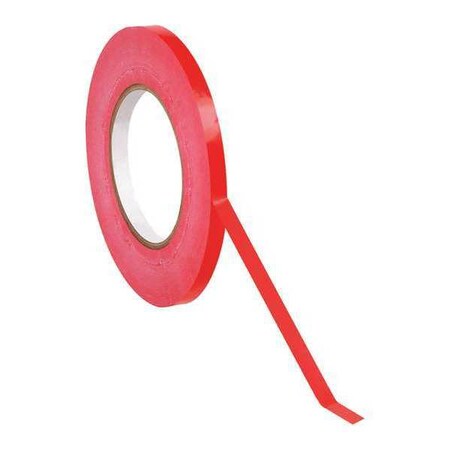 Partners Brand Bag Tape, 3/8" x 180 yds., Red, 16/Case T96202416PKR