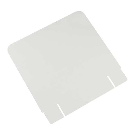 Partners Brand Large Bin Floor Display Header Cards, White, 10/Bundle MDIS103H