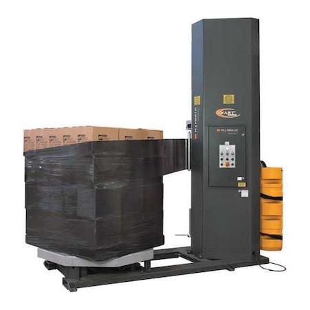 Partners Brand Blown Mach Stretch Film, 20x80Gx5000ft, 20" W x 5000' L, Black MSF2080BLK