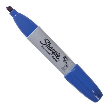 Sharpie Sharpie Chisel Tip Permanent Markers, Blue, PK12 MK411BE