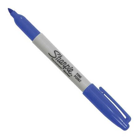 Sharpie Sharpie Fine Point Permanent Markers, Blue, PK12 MK301BE