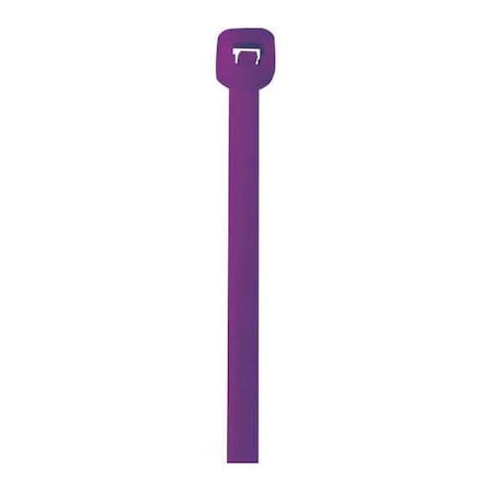 Partners Brand Cable Tie, 14 in L, Purple, Nylon, 50 lb Strength, 1000 PK CT145E
