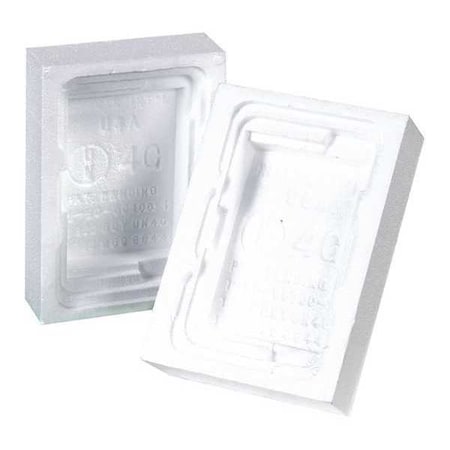 Partners Brand F-Style Can Foam Insert, 1 Gallon, White, PK160 HAZ1062