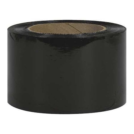 Partners Brand Bundling Stretch Film, 3x80 Gx1000ft, PK18, 3" W x 1000 ft. L, 80 ga., Cast Style, Black TNB303BLACK