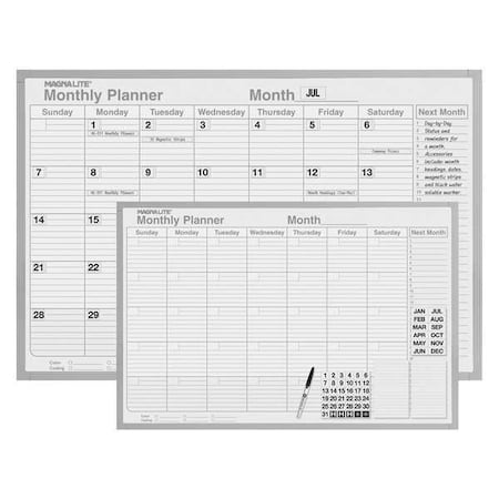 Magna Visual 24"x36" Monthly Planning Dry Erase Board Kit ML-231