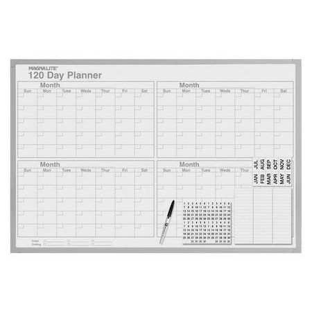 Magna Visual 3ft. x 4ft. Planner Board 120 Day Kit ML-342