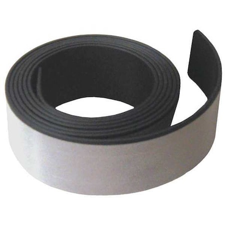 Magna Visual Magnetic Strip, White, 3"x50 ft. Roll MR50-241P