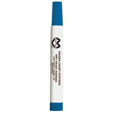 Magna Visual Dry Erase Marker, Blue, Chisel Point LCM-5