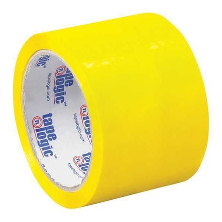 Tape Logic Tape Logic Carton Sealing Tape, 2.2 Mil, 3" x 55 yds., Yellow, PK6 T90522Y6PK