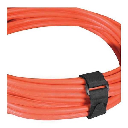 Velcro Brand Cinch Straps, 1x12", Black, PK25, 12", 1" W, Black, 25 PK VEL184