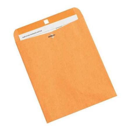 Partners Brand Clasp Envelopes, 10" x 12", Kraft, PK500 EN1019