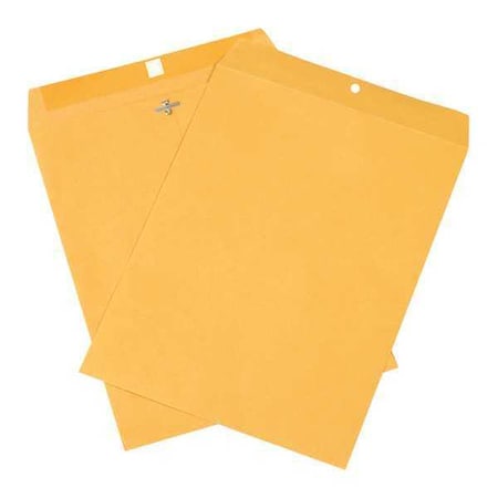 Partners Brand Clasp Envelopes, 10" x 13", Kraft, PK500 EN1006