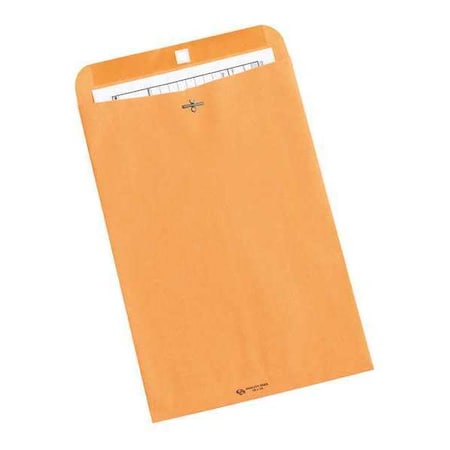 Partners Brand Clasp Envelopes, 10" x 15", Kraft, PK500 EN1007