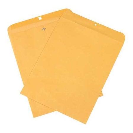 Partners Brand Clasp Envelopes, 12" x 15 1/2", Kraft, PK500 EN1009