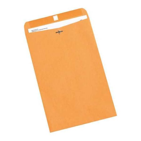 Partners Brand Clasp Envelopes, 9 1/4" x 14 1/2", Kraft, PK500 EN1018