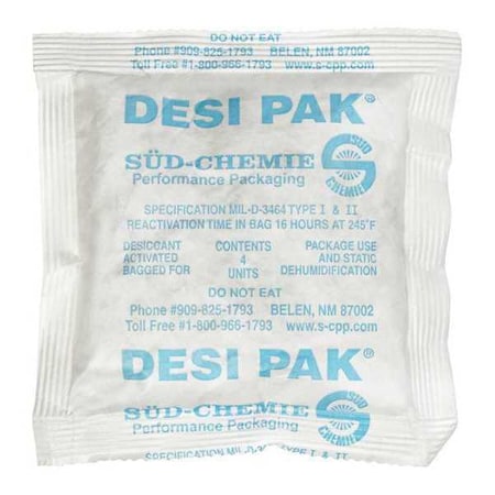 Tyvek Tyvek Clay Desiccants, 5 Gallon Pail, 1 1/2" x 3 1/4" x 1/4", White, PK550 DES120