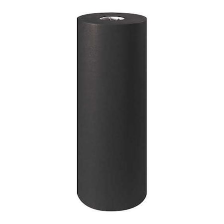 Partners Brand Colored Kraft Paper, 50 lb, 24", Black, 1/Roll KP2450BK