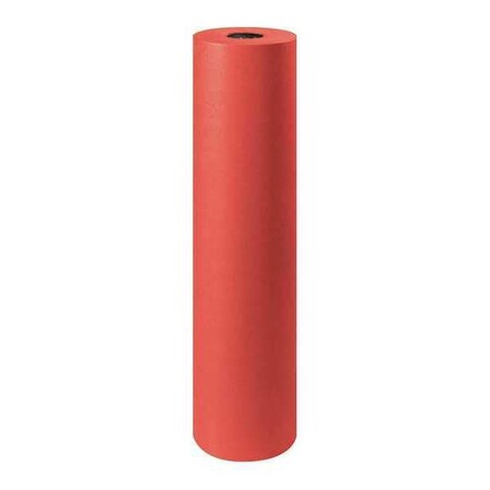 Partners Brand Colored Kraft Paper, 50 lb, 36", Red, 1/Roll KP3650RD