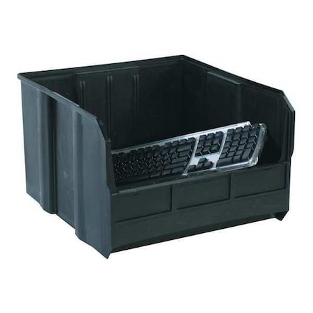 Partners Brand Conductive Bins, 18" x 16 1/2" x 11", Black, PK3 BINC113
