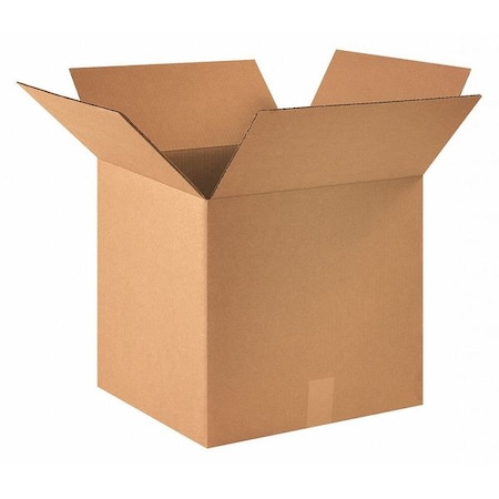 Partners Brand Corrugated Boxes, 16" x 16" x 15", Kraft, 25/Bundle 161615