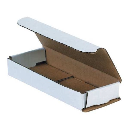Partners Brand Corrugated Mailers, 6 1/2" x 2 1/2" x 1", White, 50/Bundle MRX1X