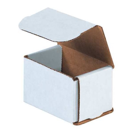 Partners Brand Corrugated Mailers, 3" x 3" x 2", White, 50/Bundle M332