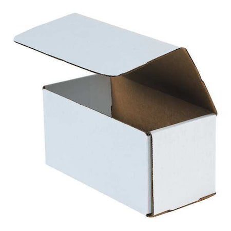 Partners Brand Corrugated Mailers, 8" x 5" x 5", White, 50/Bundle M855