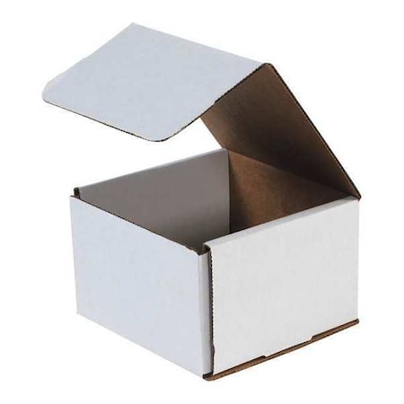 Partners Brand Corrugated Mailers, 6" x 6" x 5", White, 50/Bundle M665