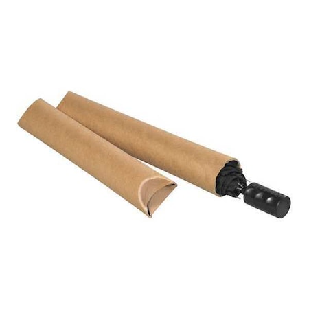 Partners Brand Crimped End Mailing Tubes, 2-1/2" x 18", Kraft, PK30 S2518K
