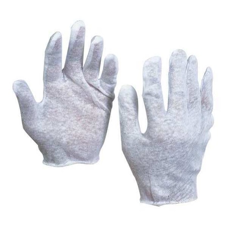 Partners Brand Cotton Inspection Gloves, 2.5 oz., S, PK12, Size S , 12 PK GLV1013S