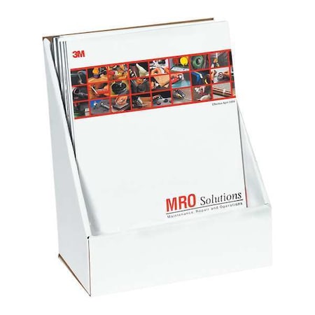Partners Brand Literature Counter Display, 9 3/8"x 5 1/2"x 11 3/16", White, 10/Bundle MDIS102